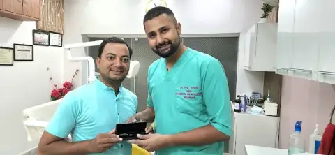 Happy patient, Genus Dental, Lucknow