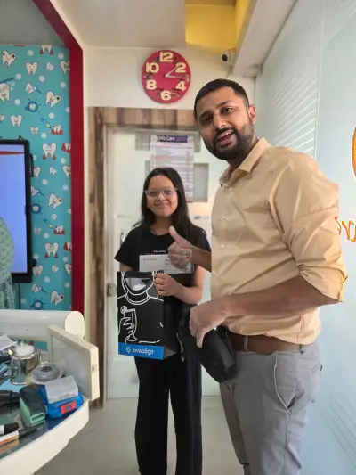 Happy patient, Genus Dental, Lucknow